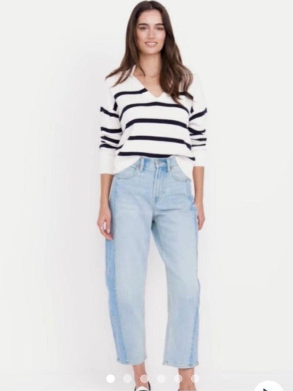 Old Navy Light Blue High-Rise barrel Jeans -2 Tall